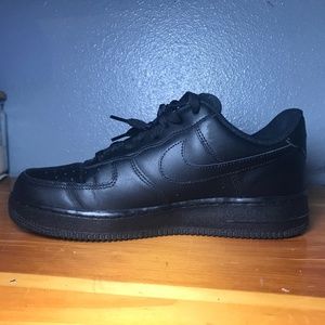 Womens Black Airforce 1s Wmns 9.5 Worn Once